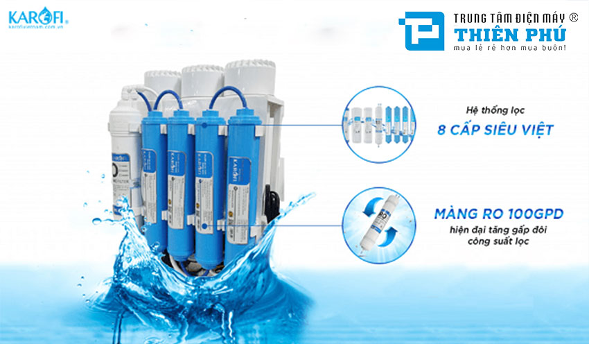 Có nên mua máy lọc nước Karofi 8 lõi không? Báo giá mới nhất 2022 