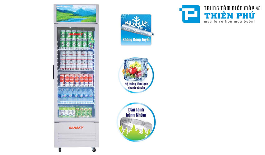 Bảo quản thực phẩm tươi ngon giàu chất dinh dưỡng với tủ mát Sanaky VH-168KL