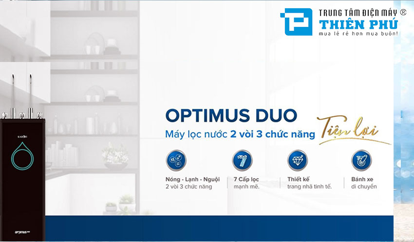 Máy lọc nước Karofi O-D138- Bình lạnh cực đại- Sảng khoái vô biên