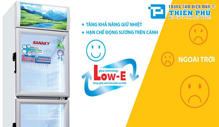 5 lý do kiến tủ mát Sanaky 2 cánh VH-408W3L bán chạy nhất hiện nay 