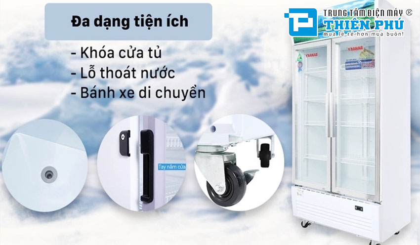 Nên chọn tủ mát Sanaky 2cánh VH-218WL hay VH-6009HP tại Thiên Phú? 