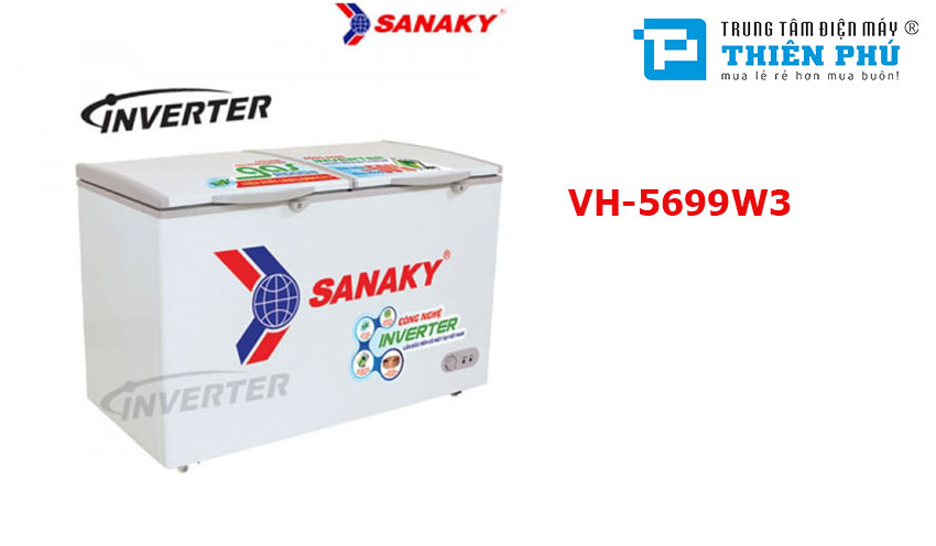 Nên chọn mua tủ đông Sanaky 400L VH-6899K hay VH-5699W3 thì phù hợp 