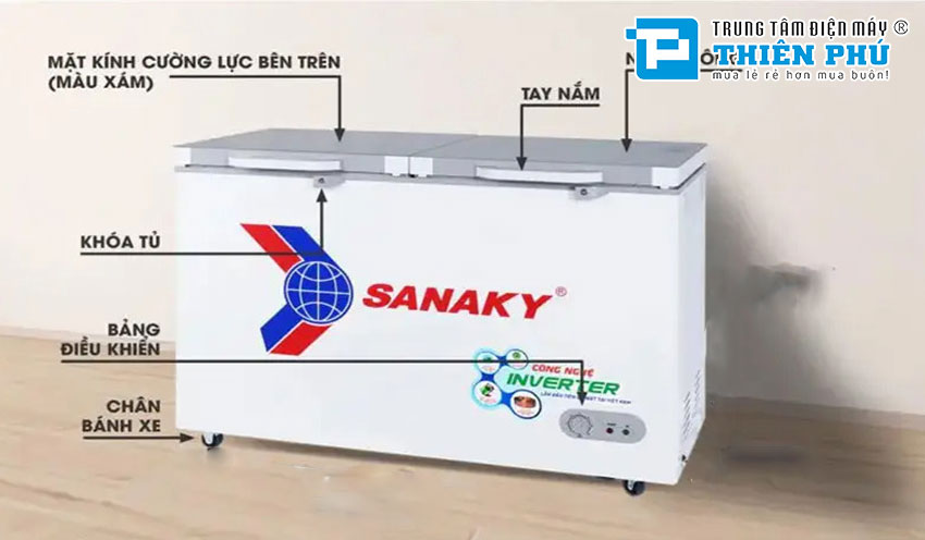 Tìm hiểu cấu tạo và nguyên lý hoạt động của tủ đông giá rẻ Sanaky 