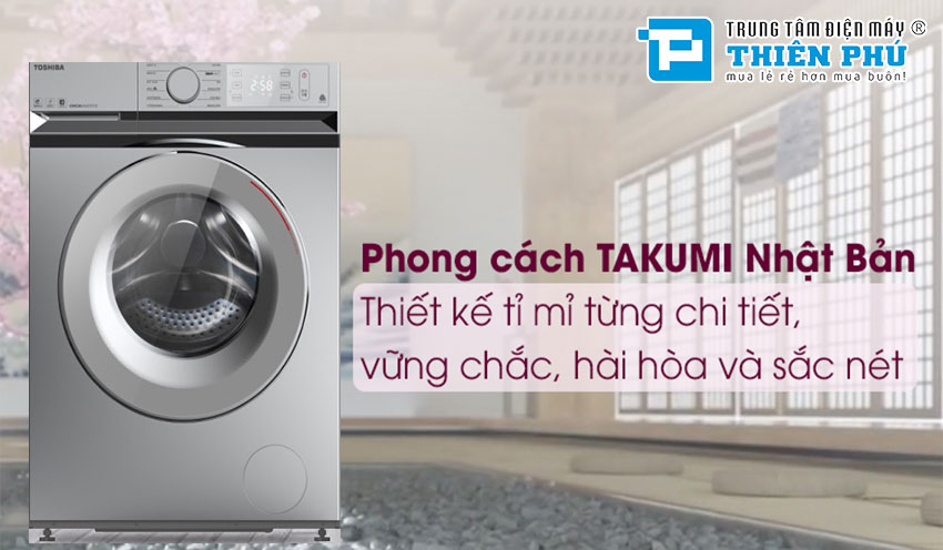 Tuyệt tác công nghệ - Máy giặt Toshiba 8.5 kg TW-BL95A4V(SS)