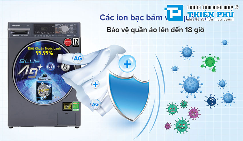 4 công nghệ thông minh trên máy giặt Panasonic NA-V11FX2LVT 