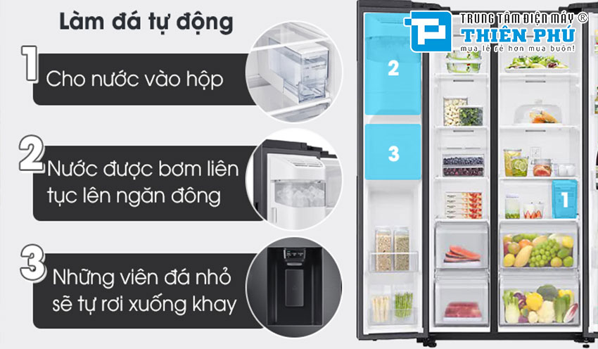 Tủ lạnh Side By Side LG GR-D257WB- Đem lại tiện nghi cho cuộc sống của bạn 