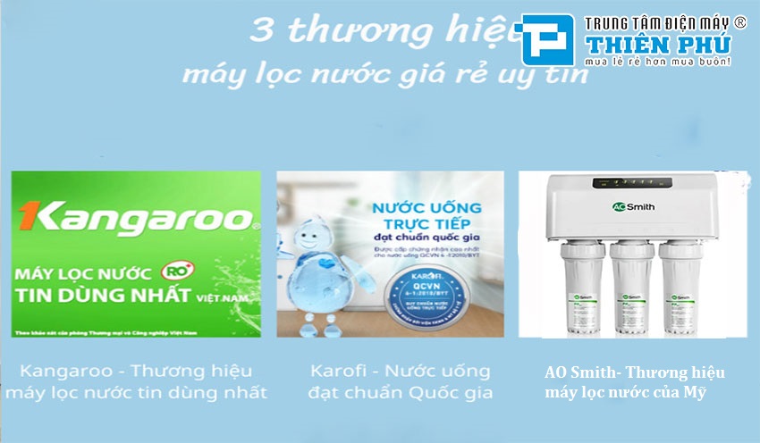 So sánh các dòng máy lọc nước giá rẻ cao cấp và bán chạy nhất hiện nay