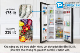 5 lợi ích khi sử dụng tủ lạnh 2 cánh Toshiba GR-RS682WE-PMV(06)-MG có dung tích lớn
