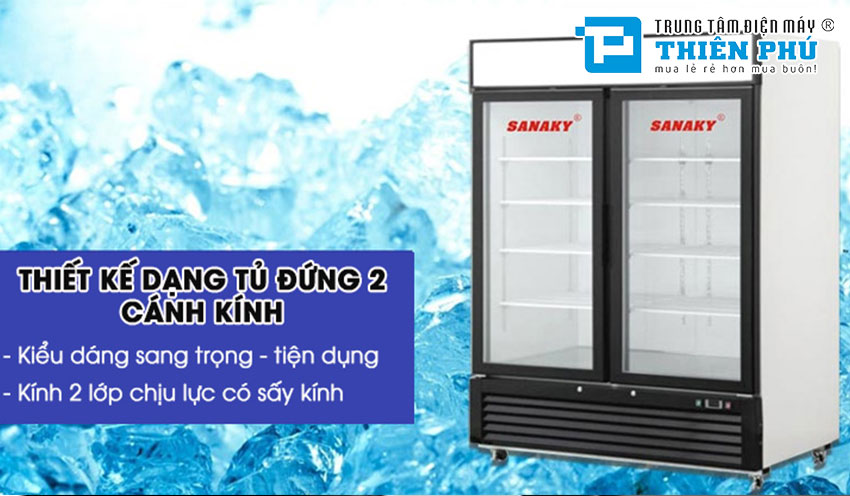 Điều gì khiến bạn lựa chọn dòng tủ đông đứng Sanaky VH-1368K 
