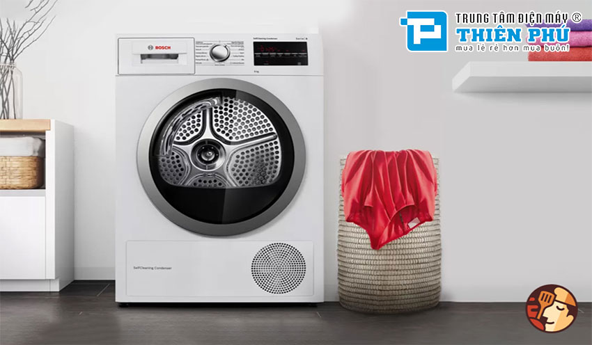 Ưu điểm và nhược điểm của loại máy sấy quần áo Bosch bạn nên biết
