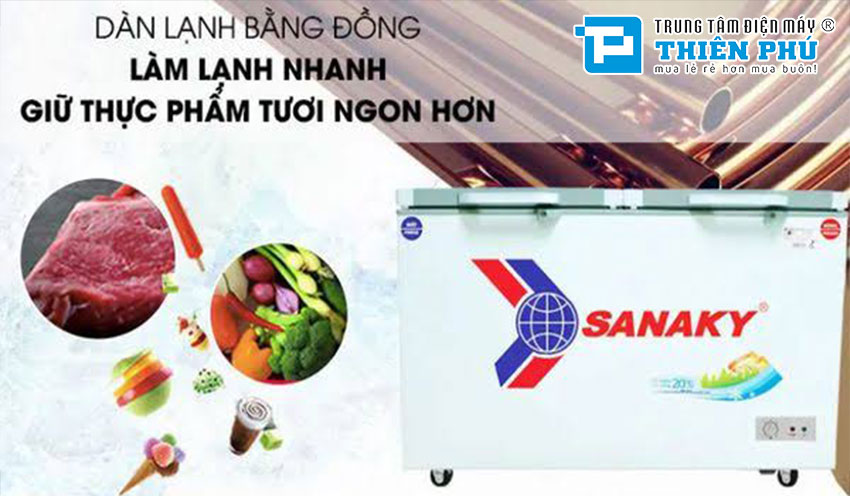 Công nghệ làm lạnh trên chiếc tủ đông Sanaky Inverter VH-5699W3 mà người dùng cần biết 