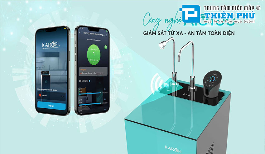 Máy lọc nước Karofi KAD-N91 - Lạnh siêu tốc- Siêu tiết kiệm điện