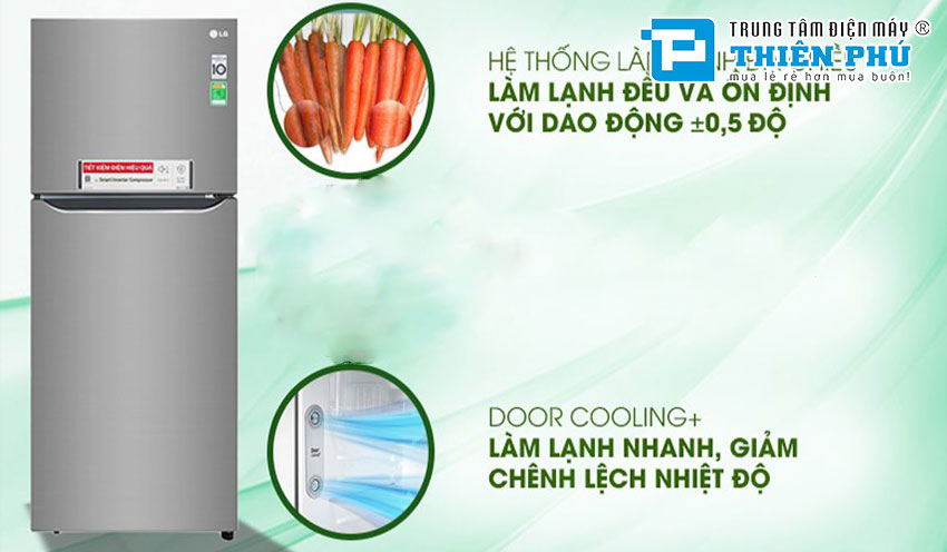 Những lý do nên mua tủ lạnh 2 cánh LG GN-D332PS cho gia đình mình ngay hôm nay