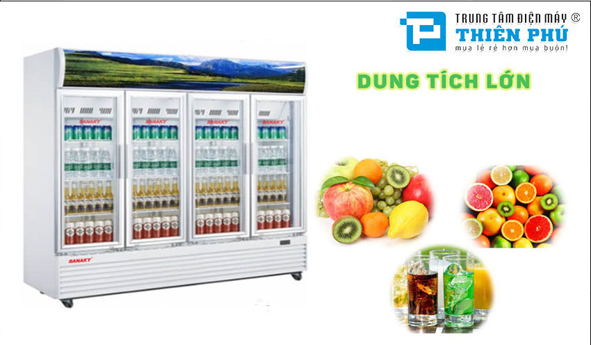 Lựa chọn tốt nhất dành cho hộ kinh doanh- Tủ mát siêu thị Sanaky VH-2209HP 