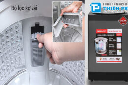 Điều gì khiến tốc độ vắt của chiếc máy giặt Sharp ES-W100PV-H bị giảm sút