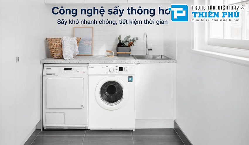 Khám phá các chế độ sấy trên máy sấy quần áo Casper TD-72VWD