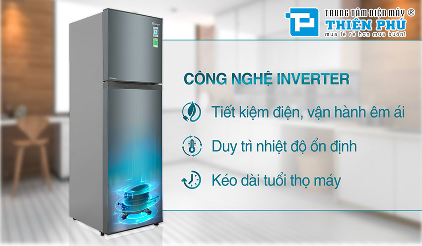 Công nghệ tiết kiệm điện trên tủ lạnh Casper RT-215VS có gì nổi bật