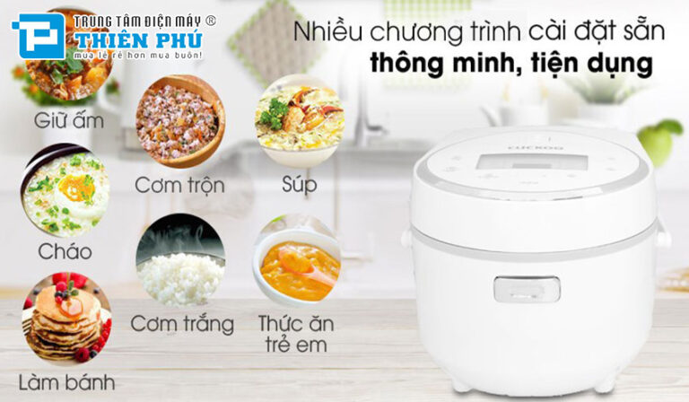 Nồi cơm điện tử Cuckoo CR-0810F 1.4 mang đến những điều thú vị trong mỗi bữa ăn ngon 