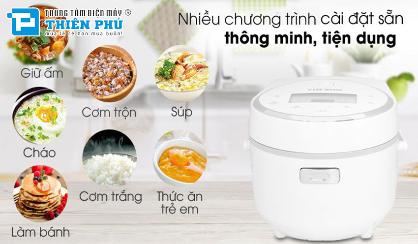 Nồi Cơm Điện Tử Cuckoo CR-0810F 1.44 Lít