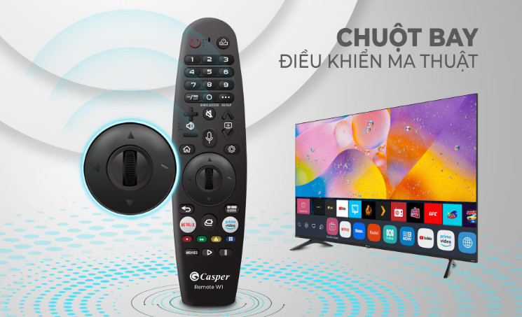 Trải nghiệm hình ảnh chi tiết, sắc nét trên Smart tivi Casper 50 inch 4K 50UW6000