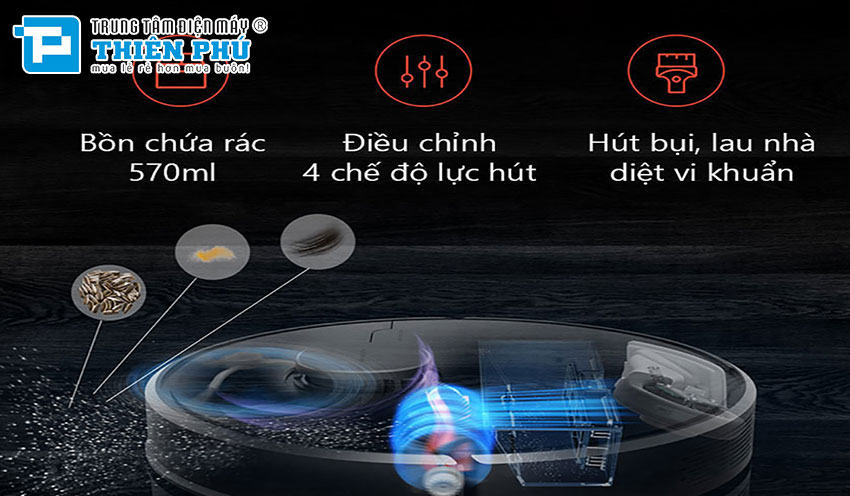 Robot Hút Bụi Lau Nhà Xiaomi Dreame D9 Pro