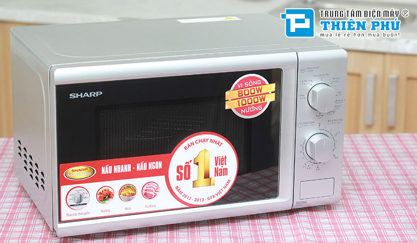 Lò Vi Sóng Sharp R-G226VNS 20 Lít