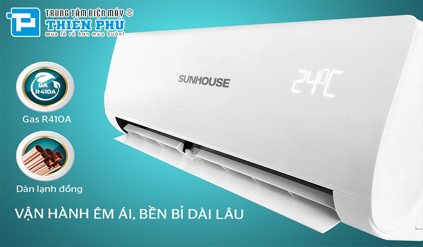 Điều Hoà Sunhouse SHR-AW09C130 1 Chiều 9000Btu Gas R410a