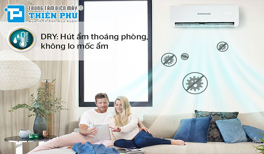 Điều Hoà Sunhouse SHR-AW09C130 1 Chiều 9000Btu Gas R410a