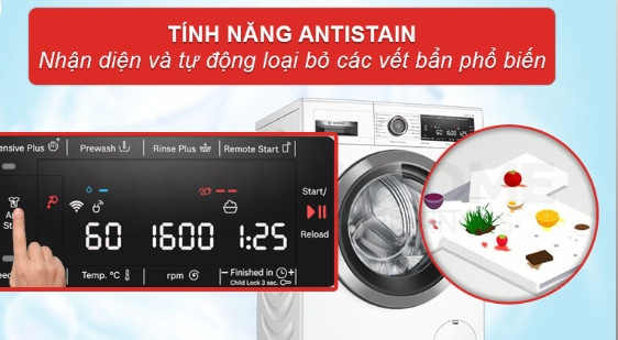 Điều gì khiến Máy Giặt Bosch 10Kg Sấy 6Kg WNA254U0SG Serie 6 trở nên thu hút khách hàng?