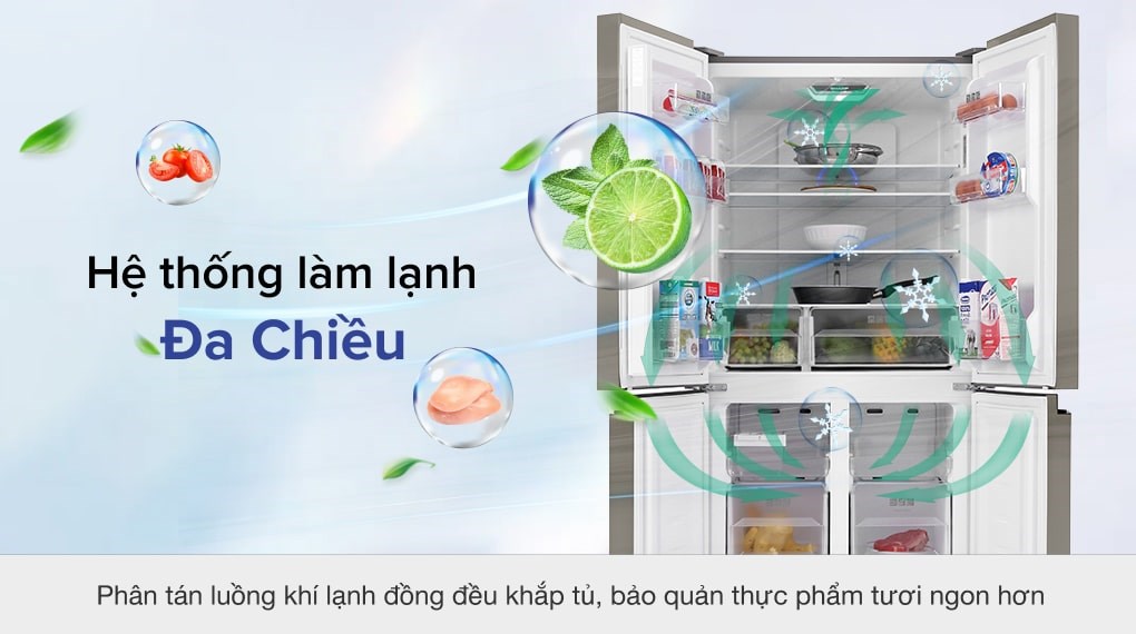 Thiết kế, tính năng và công nghệ nổi bật trong tủ lạnh Sharp SJ-FXP480V-SL
