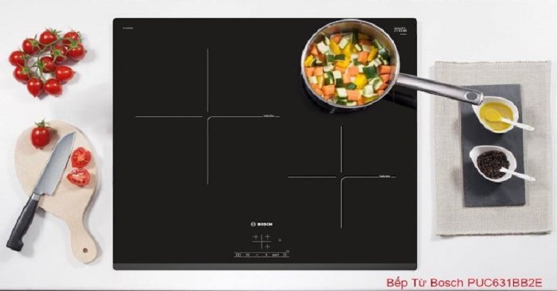 PUC631BB2E - bếp từ 3 vùng nấu Bosch giá siêu tốt ở thời điểm khan hàng