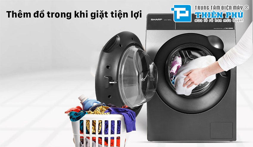 Điểm danh những công nghệ có trên chiếc máy giặt cửa ngang Sharp ES-FK852SV-G