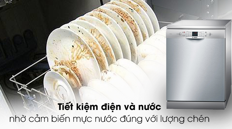 Đánh bay phiền muội rửa bát với Máy Rửa Bát Bosch 12 Bộ SMS63L08EA Serie 6