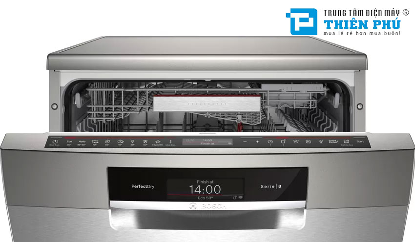 Rửa bát sẽ không còn là nỗi lo, bởi đã có máy rửa bát Bosch 14 Bộ SMS8ZDW48M Serie 8