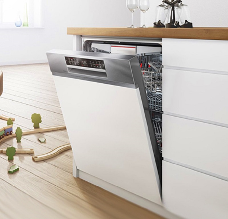 Máy rửa bát Bosch âm tủ kích thước ra sao? Lắp đặt như thế nào?