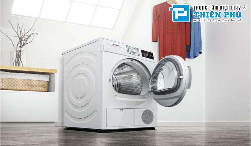 Ưu điểm và nhược điểm của loại máy sấy quần áo Bosch bạn nên biết