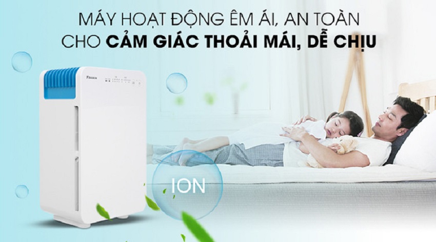 Máy lọc không khí Daikin loại bỏ mọi không khí gây ô nhiễm trong gia đình bạn 