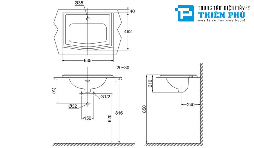 Chậu Rửa Mặt Toto LW781CJ