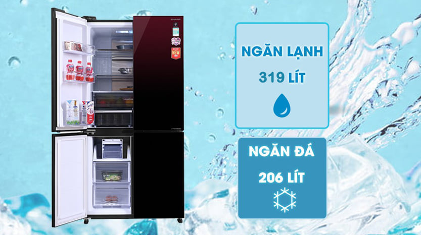 Tủ lạnh  SJ-FXP600VG-MR 525 lít 