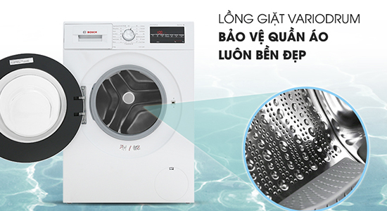 Khám phá các tính năng nổi bật của máy giặt Bosch 8Kg WAW28440SG serie 8