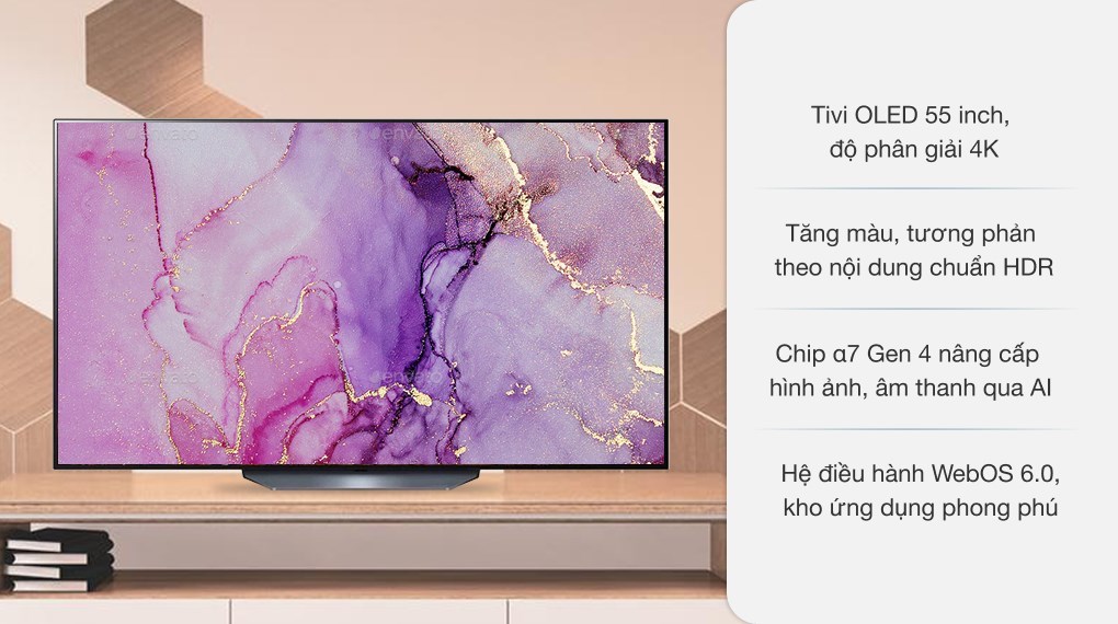 Khám phá những ưu điểm và tính năng mà Smart Tivi OLED LG 55G1PTA mang lại