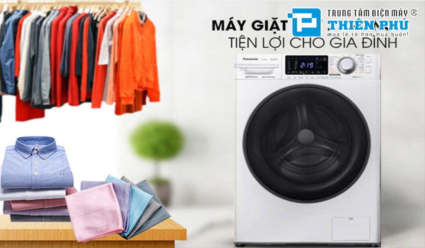 Máy giặt sấy là gì? Có nên mua máy giặt sấy 9kg Panasonic NA-S96FG1WVT không?