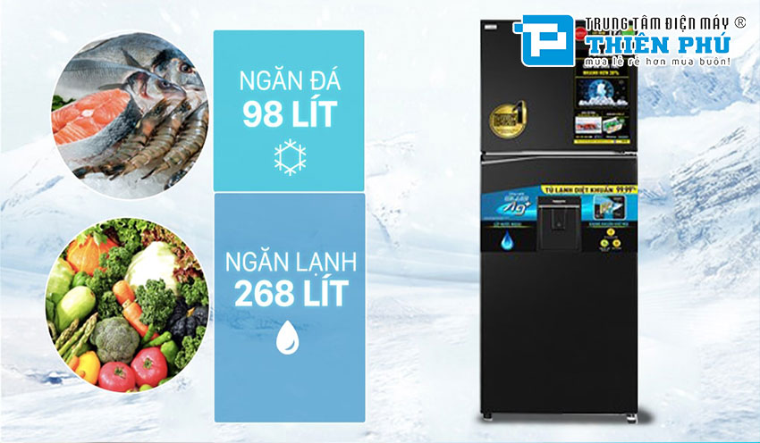 Lợi ích khi sử dụng tủ lạnh Panasonic Inverter NR-TL381BPKV mà bạn chưa biết? 