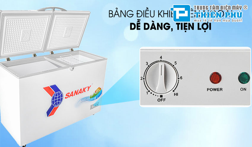 Hướng dẫn cách sử dụng và bảo quản tủ đông Sanaky 1 ngăn VH-4099A1 đúng cách