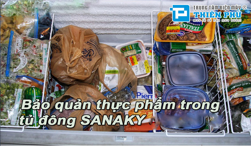 Thực phẩm có thể bảo quản bao lâu bên trong tủ đông Sanaky Inverter