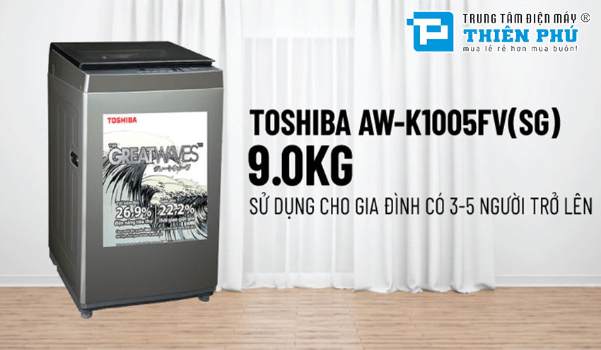 Vì sao máy giặt Toshiba 9kg AW-K1005FV(SG) lại có giá thành rẻ, có tốt không? 