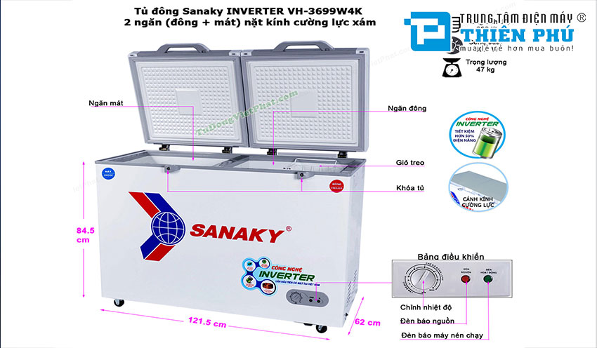 Đâu mới là dòng tủ đông Sanaky Inverter tốt, phù hợp nhất dành cho gia đình bạn
