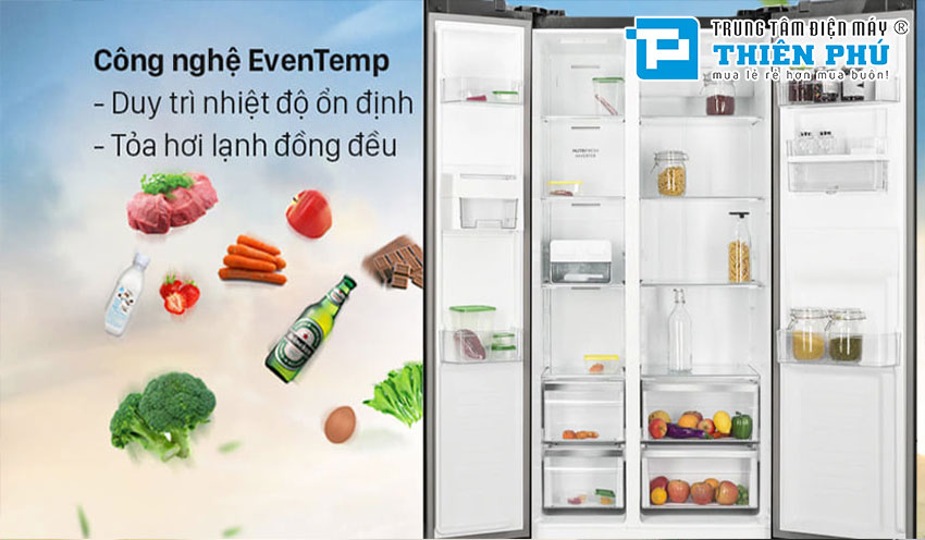 Công nghệ EvenTemp trên tủ lạnh Electrolux ESE6141A-BVN là gì? Lợi ích ra sao? 