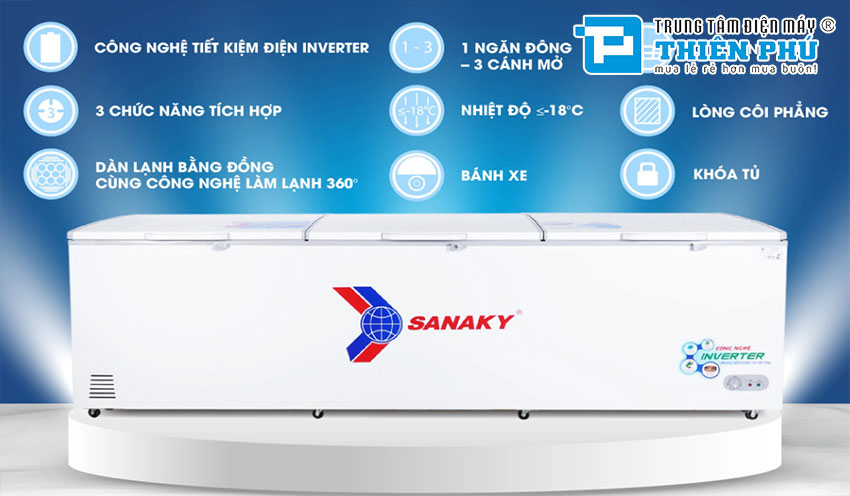 Đâu mới là dòng tủ đông Sanaky Inverter tốt, phù hợp nhất dành cho gia đình bạn