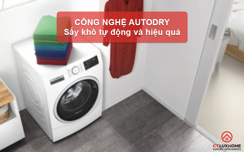 3 công nghệ nổi bật trên máy giặt sấy Bosch Serie 6 WNA14400SG 